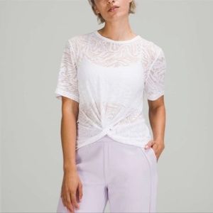 NWOT Crescent Veil White Tee